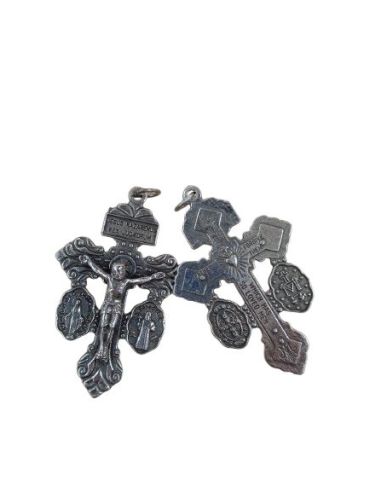 Cruz Del Perdon 55X35Mm Baño Plata 5µm