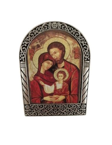Repie Metal Arco 68X47Mm Sagrada Familia Icono