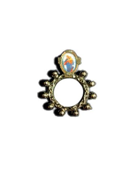 Rosario Dedo Niquel Cruz Maria Auxiliadora