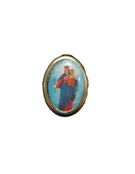 Pin Maria Auxiliadora Oval 2,4|Libreriasalesiana