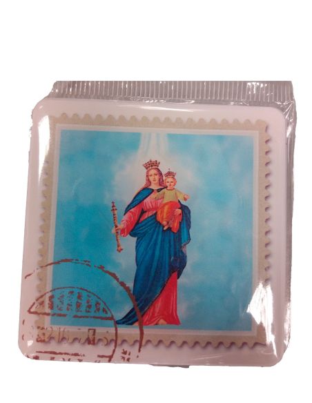 Iman Sello Plast. 55X55Mm Maria Auxiliadora