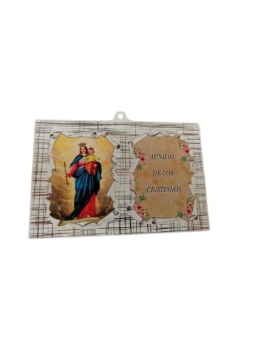 Tabla Madera 10X15Cm Mªauxiliadora/Auxilio De Los Cristianos