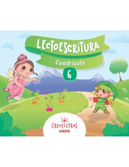 Creceletras Lectoescritura 6 Cuadrícula|Libreriasalesiana