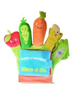 Frutas Y Hortalizas: ¡Cinco Al Día! (Libro Guante Con Títeres De Dedo)