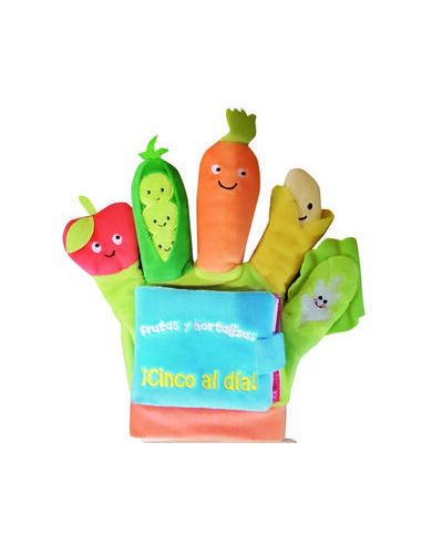 Frutas Y Hortalizas: ¡Cinco Al Día! (Libro Guante Con Títeres De Dedo)