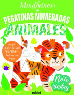 Mindfulness Con Pegatinas Numeradas: Animales