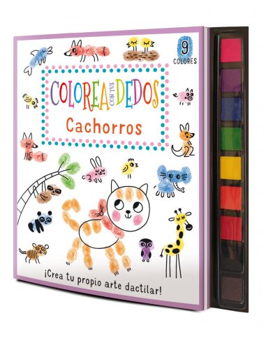 Colorea Con Tus Dedos: Cachorros