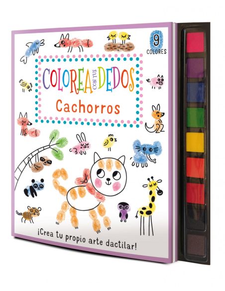 Colorea Con Tus Dedos: Cachorros
