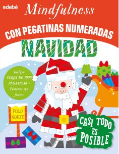 Mindfulness Con Pegatinas Numeradas: Navidad