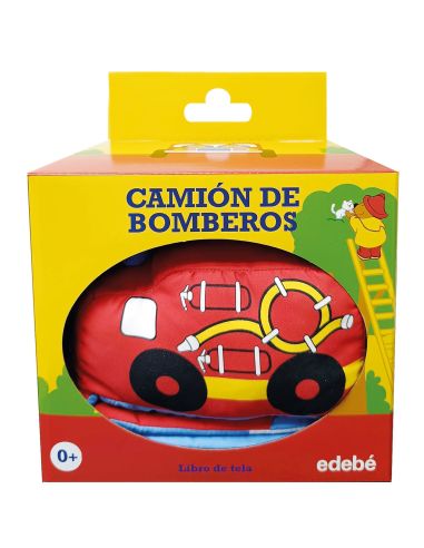 Camión De Bomberos. Libro De Tela Para Bebés