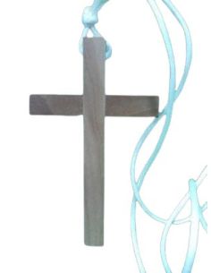 Cruz Madera 9Cm Con Cordon