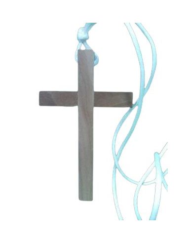 Cruz Madera 9Cm Con Cordon
