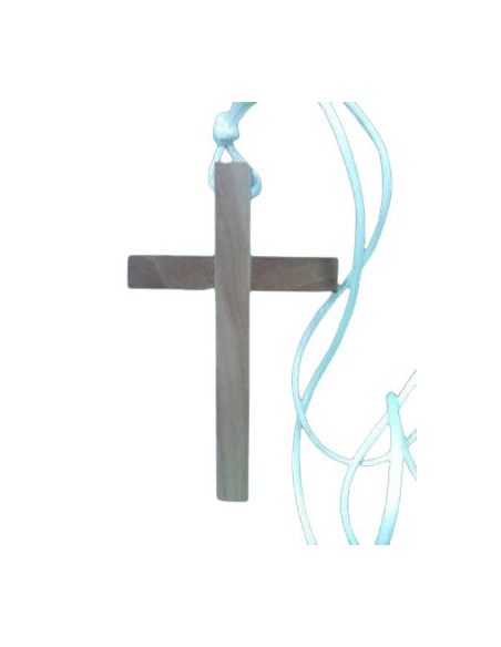 Cruz Madera 9Cm Con Cordon
