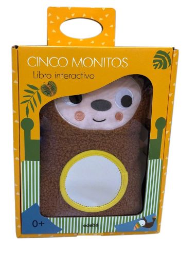 Cinco Monitos. Libro Interactivo Para Bebés