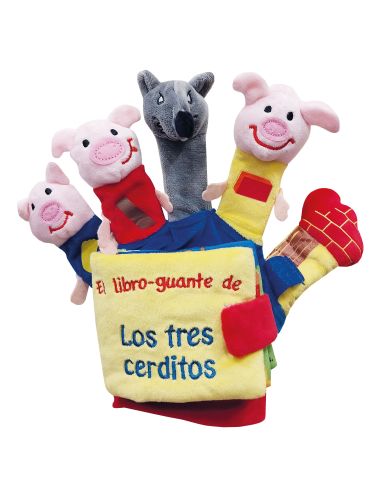 Libro Guante. Los 3 Cerditos Y El Lobo