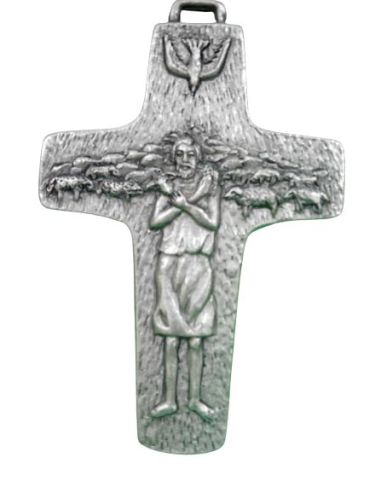 Cruz Papa Pastor 7Cm C/Anilla