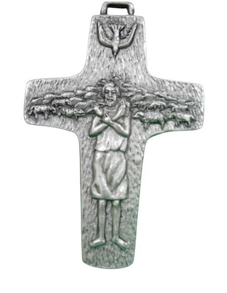 Cruz Papa Pastor 7Cm C/Anilla
