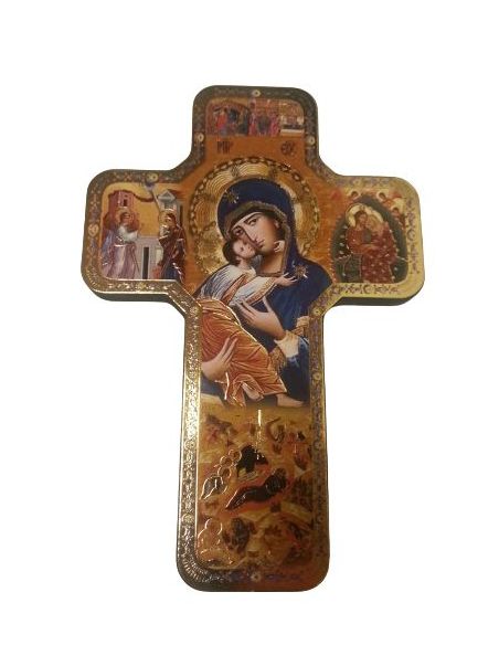 Cruz Madera Icono12X18Cm Tenerezza