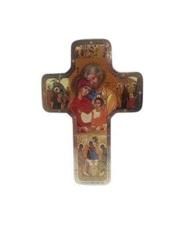 Cruz Madera Icono12X18Cm Sgda. Familia