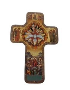 Cruz Madera Icono 12X18Cm Confirmacion