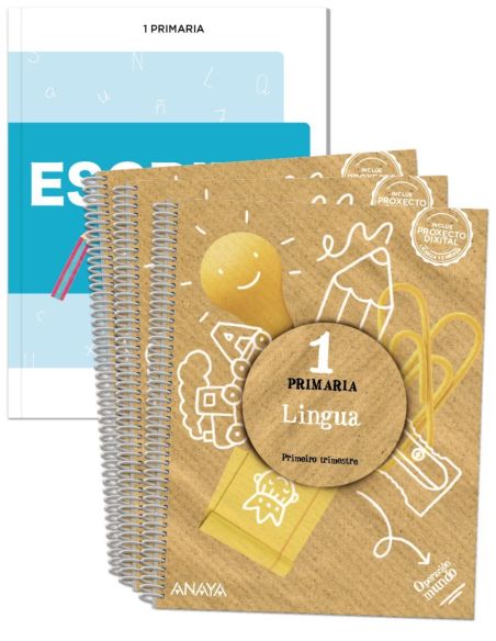 Lingua 1. + Escribo Ben 2022.|Libreriasalesiana