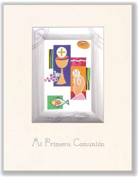 Libro Recuerdo De Mi Primera Comunion Portarretratos