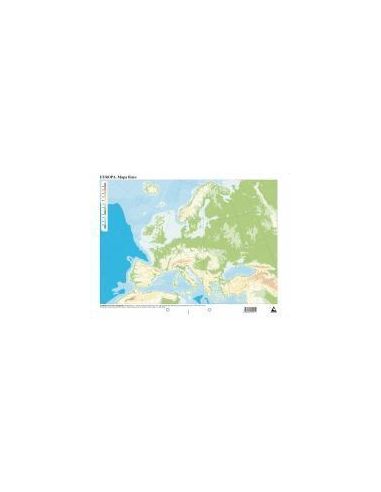 Mapa Físico Europa|Libreriasalesiana