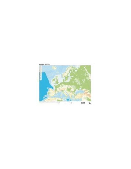 Mapa Físico Europa|Libreriasalesiana