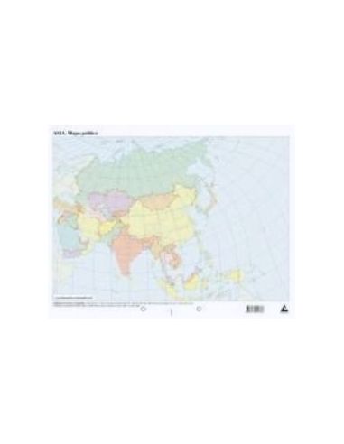 Mapa Político Asia|Libreriasalesiana