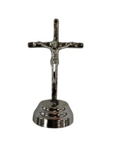 Cruz Metal 6Cm Con Base Adhesivo