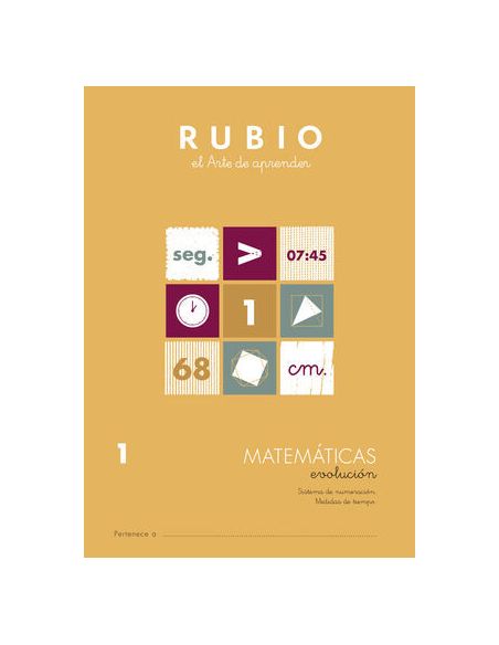Matemáticas Evolución Rubio 1
