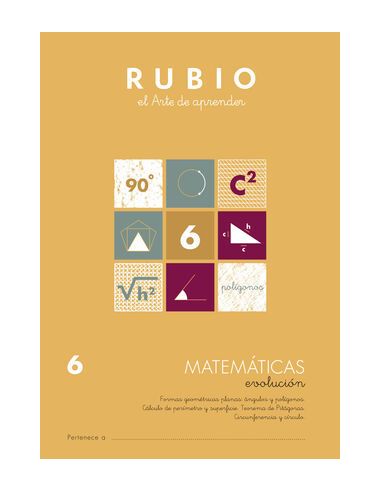 Matemáticas Evolución Rubio 6