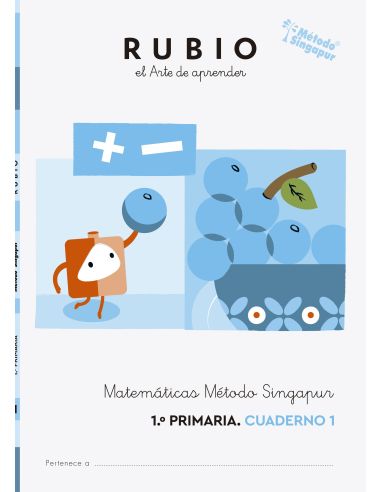 Matemáticas Método Singapur 1.º Primaria Rubio|Libreriasalesiana