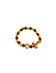 Brazalete Madera Tau Papa Francisco(25)