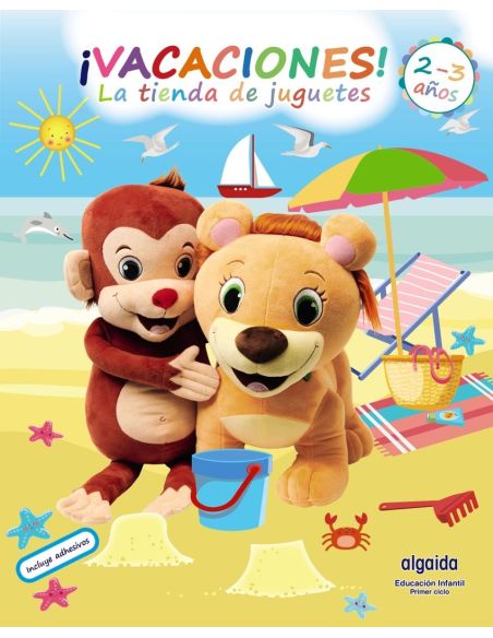 Cuaderno De Vacaciones. La Tienda De Juguetes 2-3 Años