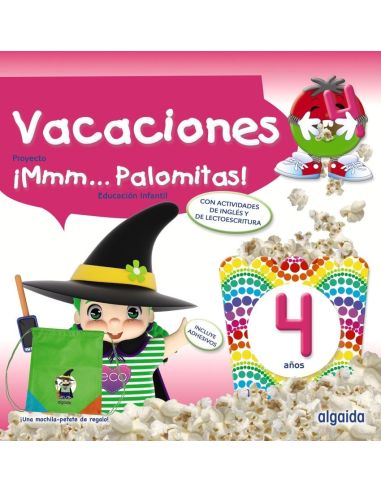 ¡Mmm... Palomitas! 4 Años. Cuaderno De Vacaciones