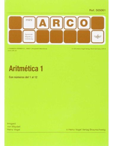 Aritmética 1. Con Números Del 1 Al 12