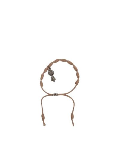 Pulsera Artesanal Denario V. Del Pilar Beige