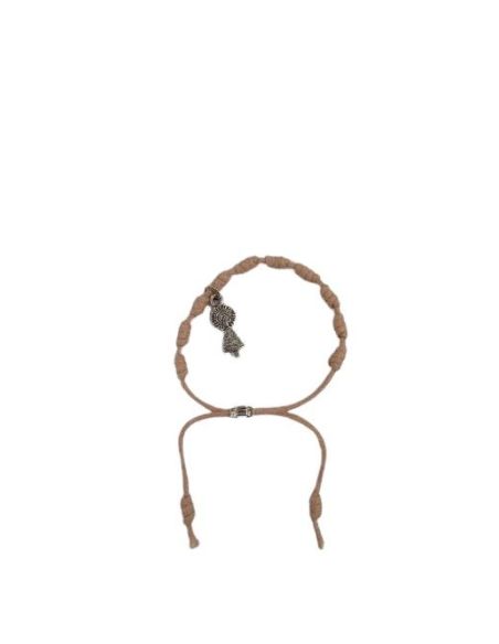 Pulsera Artesanal Denario V. Del Pilar Beige