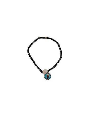 Brazalete Hematite Concha Auxiliadora