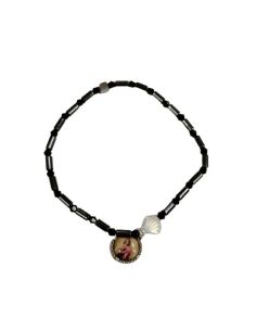 Brazalete Hematite Concha V. Del Carmen