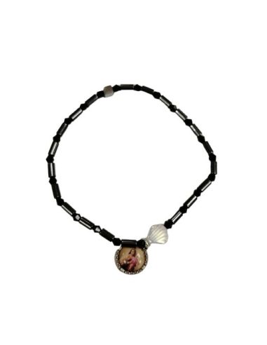 Brazalete Hematite Concha V. Del Carmen
