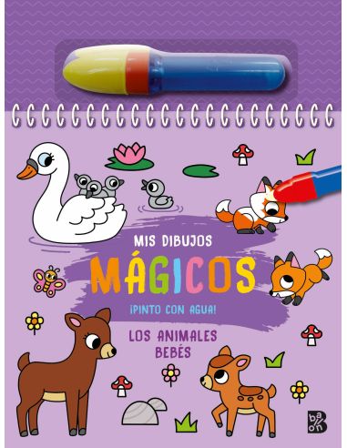 Pinto Con Agua-Los Animales Bebés