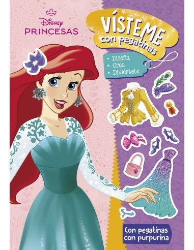Princesas. Vísteme Con Pegatinas 4