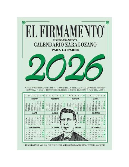 Calendario Pared Zaragozano