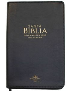 Biblia Rvr60 Tamaño Manual Letra Grande I/Piel Negro