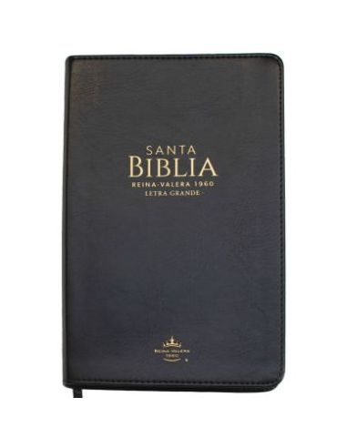Biblia Rvr60 Tamaño Manual Letra Grande I/Piel Negro