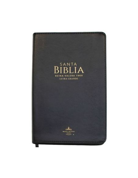 Biblia Rvr60 Tamaño Manual Letra Grande I/Piel Negro