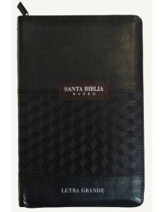 Biblia Rvr60 Tamaño Manual Letra Grande I/Piel Con Cierre/Índice Negro/Marrón (Abba Classic)