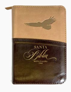 Biblia Rvr60 Bolsillo Expressión Café/Café Águila Con Cierre E Índice